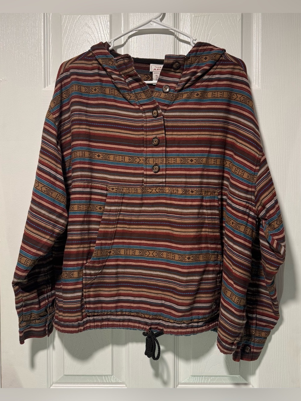 Ariat Horseshoe Bend Southwestern Hooded Pullover XL
